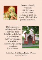 Poutní mše svatá v Nučničkách